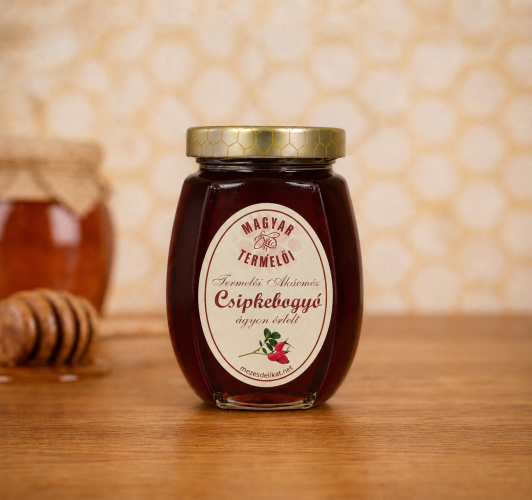 Akacmez-csipkebogyo-agyon-250gr-mezesdelikat.net